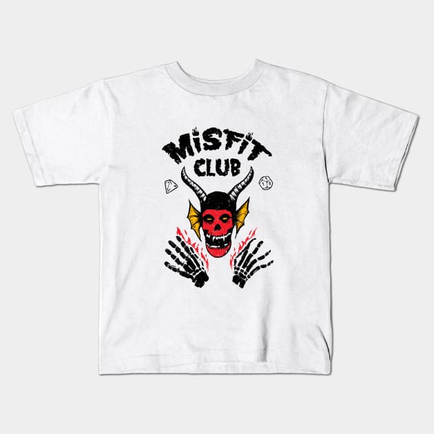 Misfit Club Kids T-Shirt by SJ-Graphics